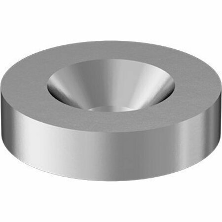 BSC PREFERRED 18-8 Stainless Steel Finishing Countersunk Washer for No 4 Screw Size 0.125 ID 82 Deg Countersink 92538A127